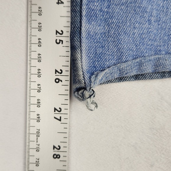 Cali 1850 Jeans Womens Size 3/26 High Rise Dark Two Toned Blue Denim Pants - Picture 9 of 9